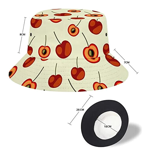Bob Cerise taille unique homme/femme variant 1 