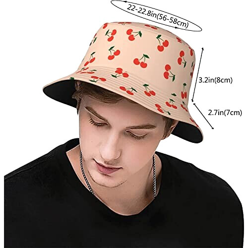 Bob Cerise taille unique homme/femme variant 1 