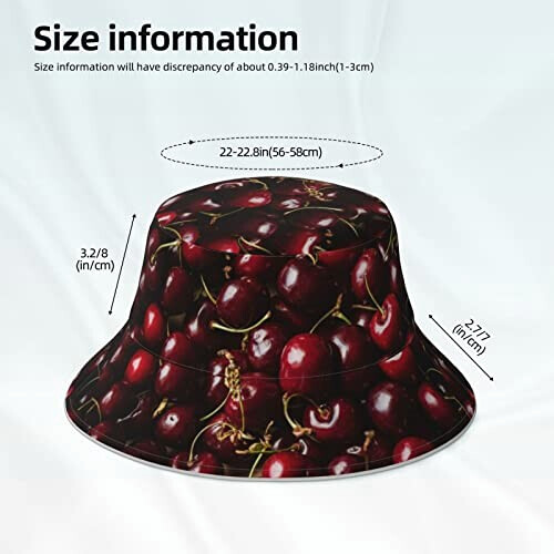 Bob Cerise taille unique homme/femme variant 3 
