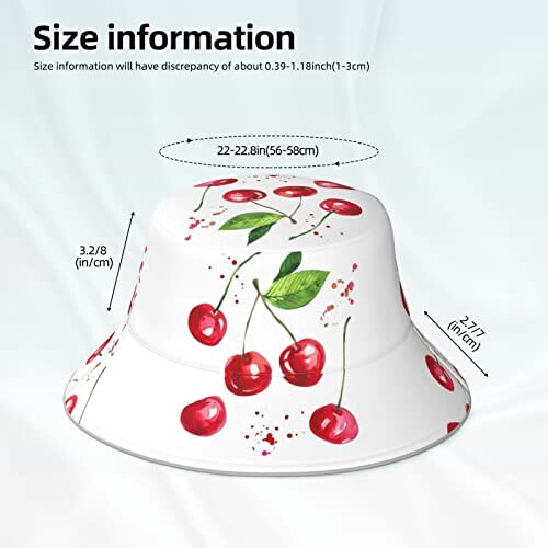 Bob Cerise taille unique homme/femme variant 3 