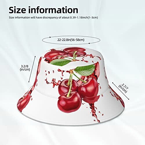Bob Cerise taille unique homme/femme variant 3 
