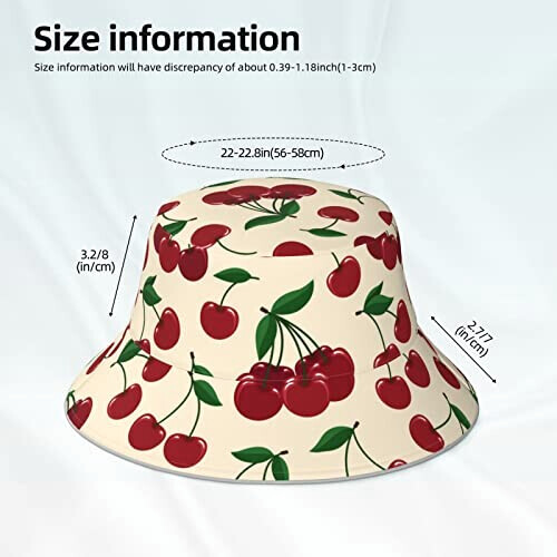 Bob Cerise taille unique homme/femme variant 3 