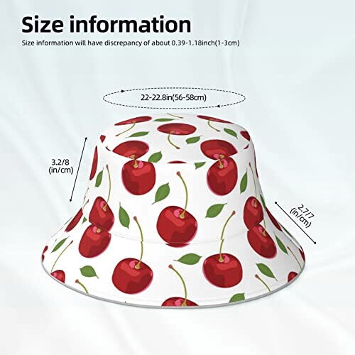 Bob Cerise taille unique homme/femme variant 4 