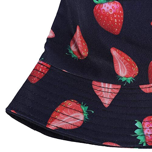 Bob Fraise noire rouge taille unique homme/femme variant 2 
