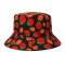 Bob Fraise blanc multicolore taille unique homme/femme - miniature