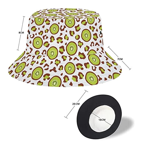 Bob Kiwi motif léopard taille unique homme/femme variant 1 