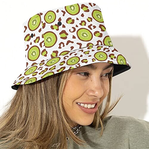 Bob Kiwi motif léopard taille unique homme/femme variant 4 