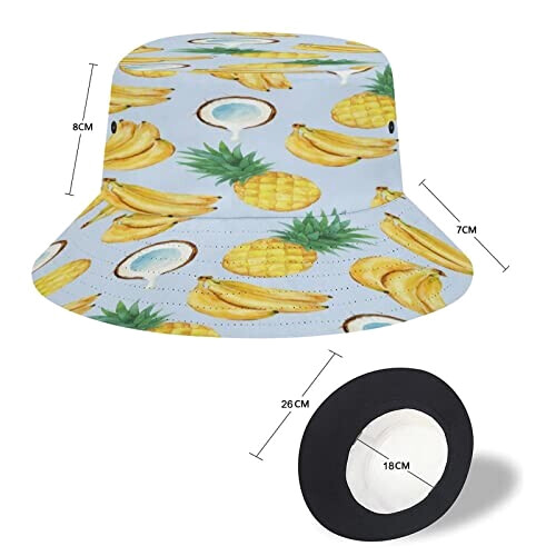 Bob Noix de coco pineapple coconut banana fruit food taille unique fille/garçon variant 2 