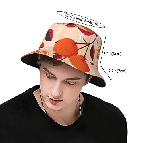 Bob Orange Fruit comme indiqué sur la photo taille unique homme/femme variant 2 