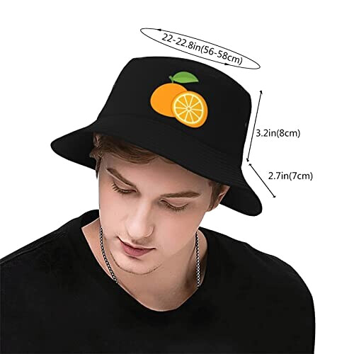 Bob Orange Fruit taille unique homme/femme variant 1 
