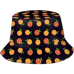 Bob Orange Fruit noir cute oranges taille unique homme/femme