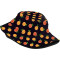 Bob Orange Fruit noir cute oranges taille unique homme/femme - miniature variant 1