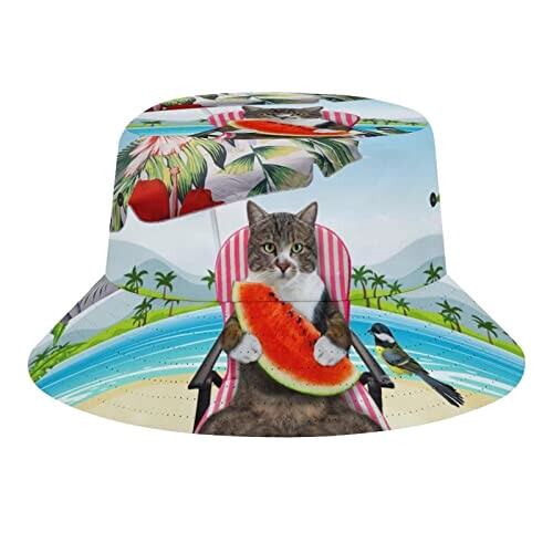 Bob Pastèque chat hawaïen avec taille unique homme/femme