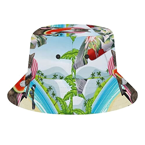 Bob Pastèque chat hawaïen avec taille unique homme/femme variant 5 