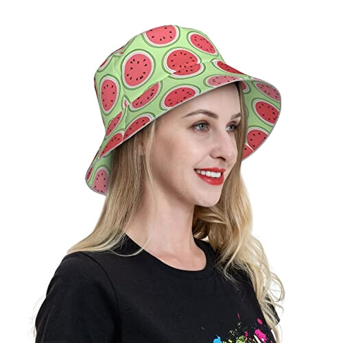 Bob Pastèque noir taille unique homme/femme variant 7 