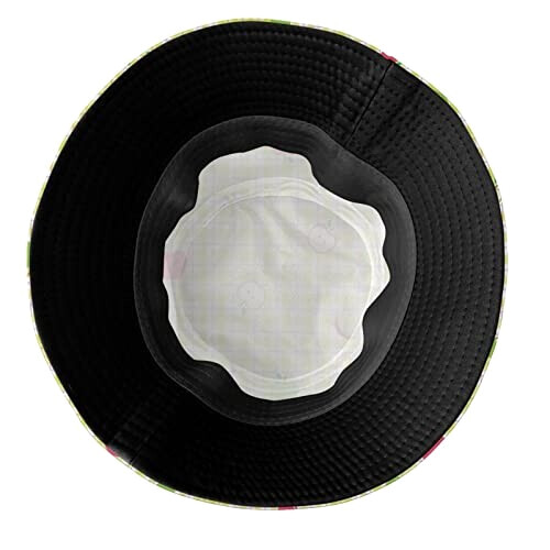 Bob Pomme chapeau vert à motif taille unique homme/femme variant 3 