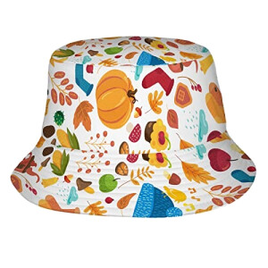 Bob Citrouille feuilles d'automne : taille unique homme/femme