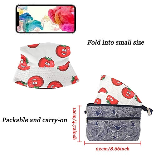 Bob Tomate smile blanc taille unique homme/femme variant 3 
