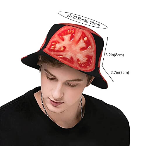 Bob Tomate tranche de s taille unique homme/femme variant 1 