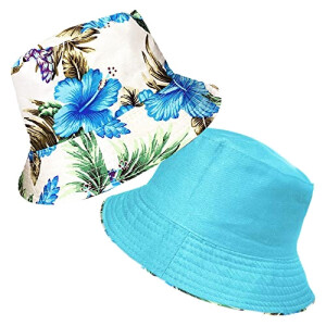 Bob Fleur bleu taille unique femme