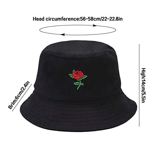 Bob Rose - Fleur -  noir taille unique homme/femme variant 2 