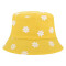 Bob Fleur motif à s - jaune taille unique homme/femme - miniature