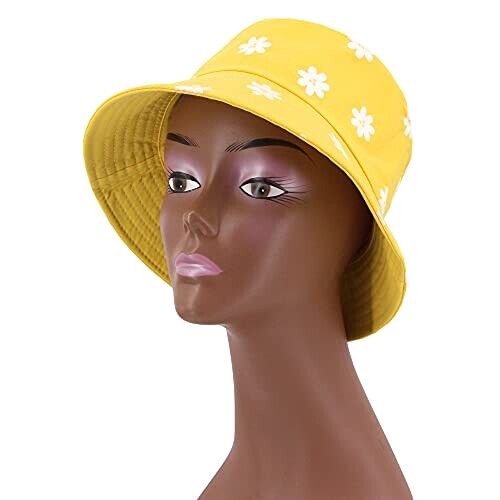 Bob Fleur motif à s - jaune taille unique homme/femme variant 0 