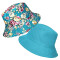 Bob Fleur turquoise taille unique femme - miniature