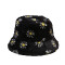 Bob Fleur noire taille unique homme/femme - miniature