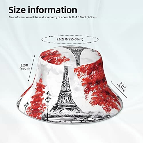 Bob Paris noir taille unique homme/femme variant 4 