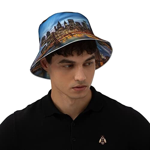 Bob New York noir taille unique homme/femme variant 5 