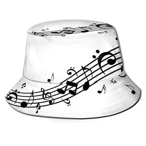 Bob Note de musique bucket hat taille unique homme/femme