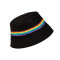 Bob Arc en ciel noir taille unique homme/femme - miniature variant 3