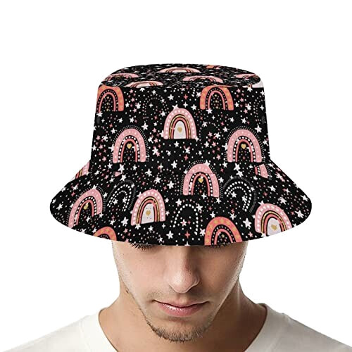 Bob Arc en ciel rose arc-en-ciel taille unique homme/femme variant 2 