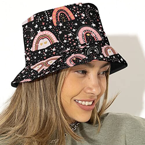 Bob Arc en ciel rose arc-en-ciel taille unique homme/femme variant 3 