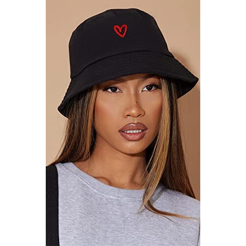 Bob Coeur cœur noir taille unique femme variant 0 