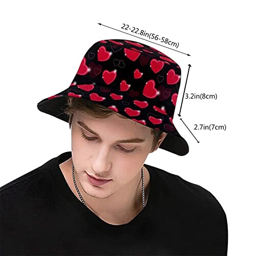 Bob Coeur cœur- taille unique homme/femme variant 1 