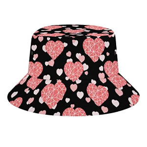 Bob Coeur motif cœur taille unique homme/femme