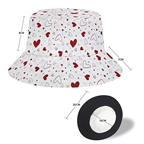 Bob Coeur cœur rouge love taille unique homme/femme variant 1 