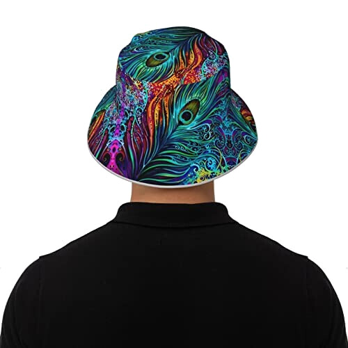Bob Plume noir taille unique homme/femme variant 6 