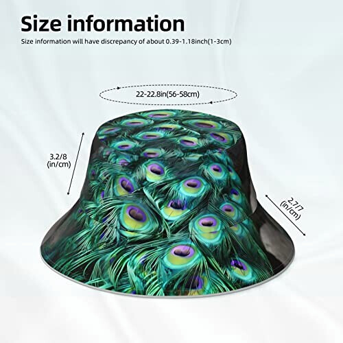 Bob Plume noir taille unique homme/femme variant 4 