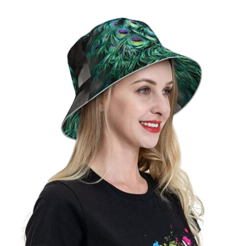 Bob Plume noir taille unique homme/femme variant 7 