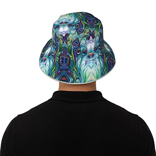 Bob Plume noir taille unique homme/femme variant 6 