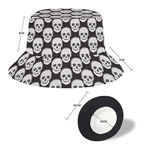 Bob Tête de mort squelette taille unique homme/femme variant 1 