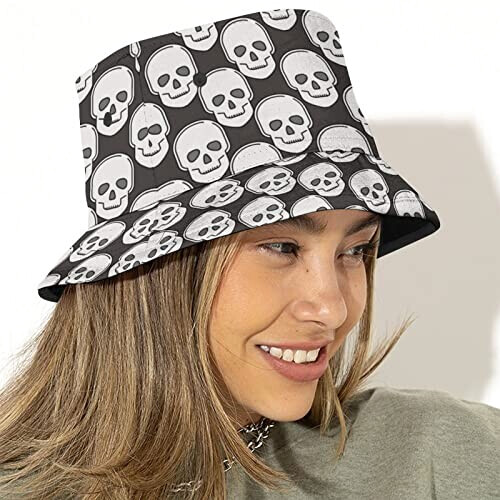 Bob Tête de mort squelette taille unique homme/femme variant 2 