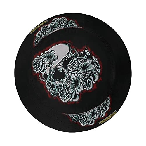 Bob Tête de mort florale taille unique homme/femme variant 3 