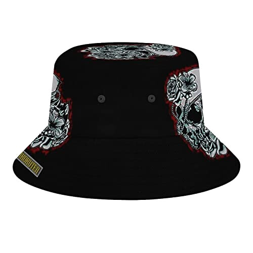 Bob Tête de mort florale taille unique homme/femme variant 5 