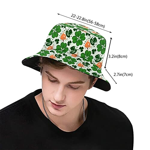 Bob Trèfle saint-patrick y taille unique homme/femme variant 1 