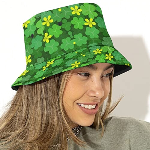 Bob Trèfle vert taille unique homme/femme variant 2 