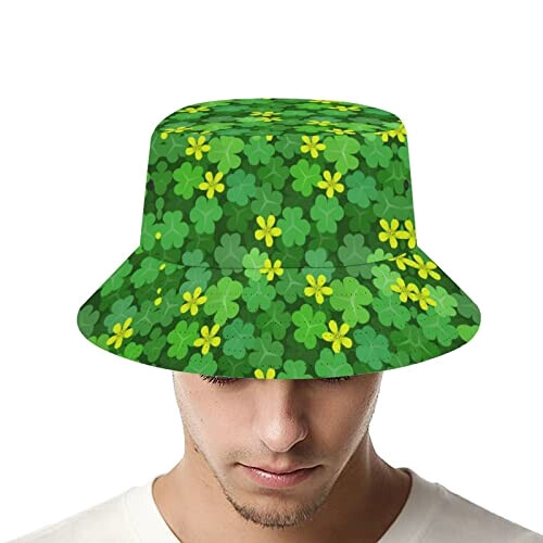 Bob Trèfle vert taille unique homme/femme variant 4 